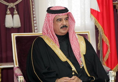 الملك حمد بن عيسى آل خليفة ملك البحرين